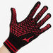 KNIT GLOVE_32JYA502, 블랙/레드