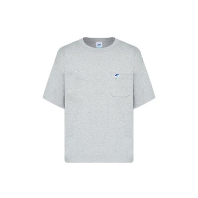 MONOGRAM M SHORT SLEEVE_32YA5B80, 그레이 멜란지