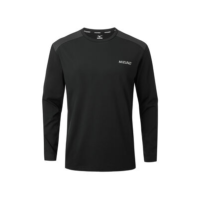 RUNNING BRUSHED LONG SLEEVE_32YA4600, 블랙