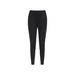 RUNNING BRUSHED KNIT PANTS_32YD4800, 블랙