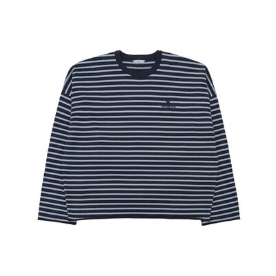 MIZUNO X STU STRIPE KNIT_32MTWI02, 스카이 블루