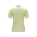 FX 골지소매 라글란 패턴 하이넥 티셔츠_52KA2356, 옐로우