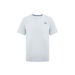 POLY SMALL LOGO SHORT SLEEVE_32YA5B23, 라이트그레이/블루