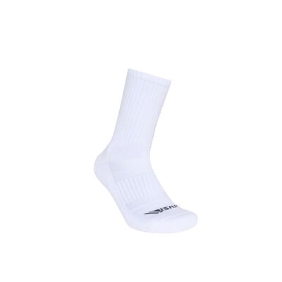 RUN CUSHION SOCKS (14cm)_33YX2502, 화이트블랙