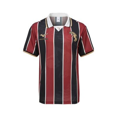 MIZUNO * OVER THE PITCH FOOTBALL JERSEY_32YA5F46, 버건디