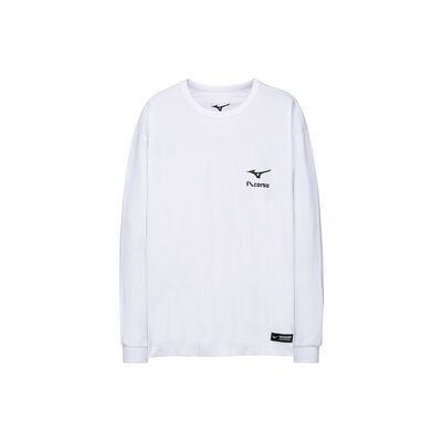MIZUNO X ILCORSO GRAPHIC LONG SLEEVE_32MI5I01, 화이트