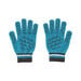 KNIT GLOVE_C32JYC502, 터쿼이즈