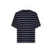 MONOGRAM M STRIPE SHORT SLEEVE_32YA5B81, 네이비