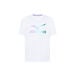 GRADATION LOGO SHORT SLEEVE_32YA5B25, 화이트