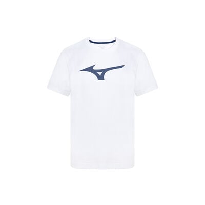 POLY BIG LOGO SHORT SLEEVE_32YA5B22, 화이트/인디고