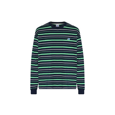 MONOGRAM M STRIPE LONG SLEEVE_32YA5A80, 네이비