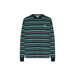 MONOGRAM M STRIPE LONG SLEEVE_32YA5A80, 네이비