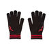 KNIT GLOVE_32JYA502, 블랙/레드