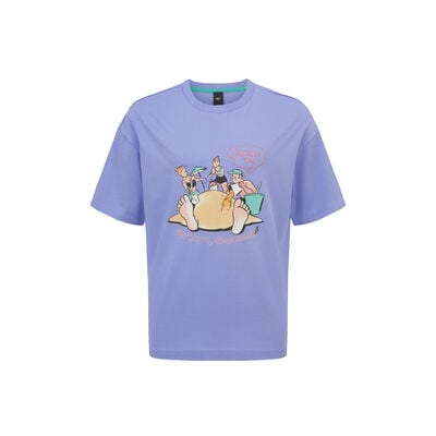 GRAPHIC T-SHIRTS_32YA5B56, 라벤더