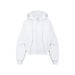 SWEAT HOOD CROP JACKET_32YE4820, 화이트멜란지