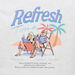 GRAPHIC T-SHIRTS_32YA5B58, 화이트 멜란지