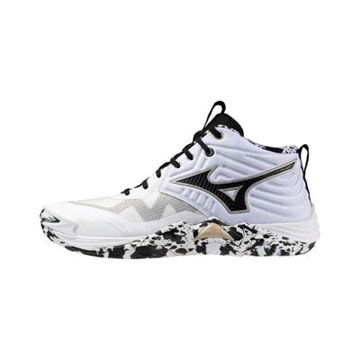 WAVE MOMENTUM ELITE MID_V1GA2517, 화이트/블랙/GE 골드