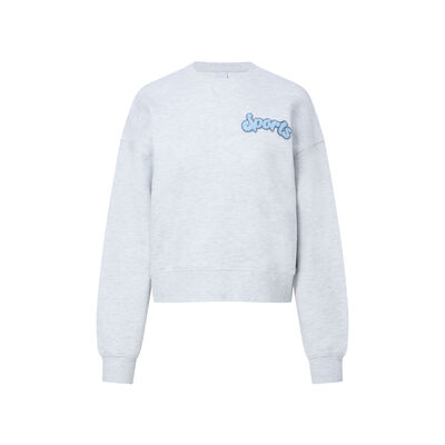 SWEAT CROP MTM_32YC4851, 화이트멜란지
