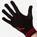 KNIT GLOVE_32JYA502, 블랙/레드
