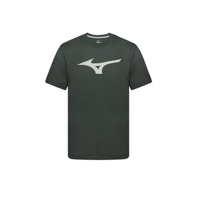 POLY BIG LOGO SHORT SLEEVE_32YA5B22, 차콜/라이트그레이