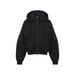 SWEAT HOOD CROP JACKET_32YE4820, 블랙