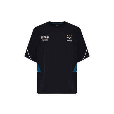 HERITAGE HALF SLEEVE WOVEN MTM_32YA5B53, 블랙