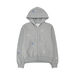 MIZUNO X STU HOOD ZIP UP_32MTWJ02, 그레이 멜란지