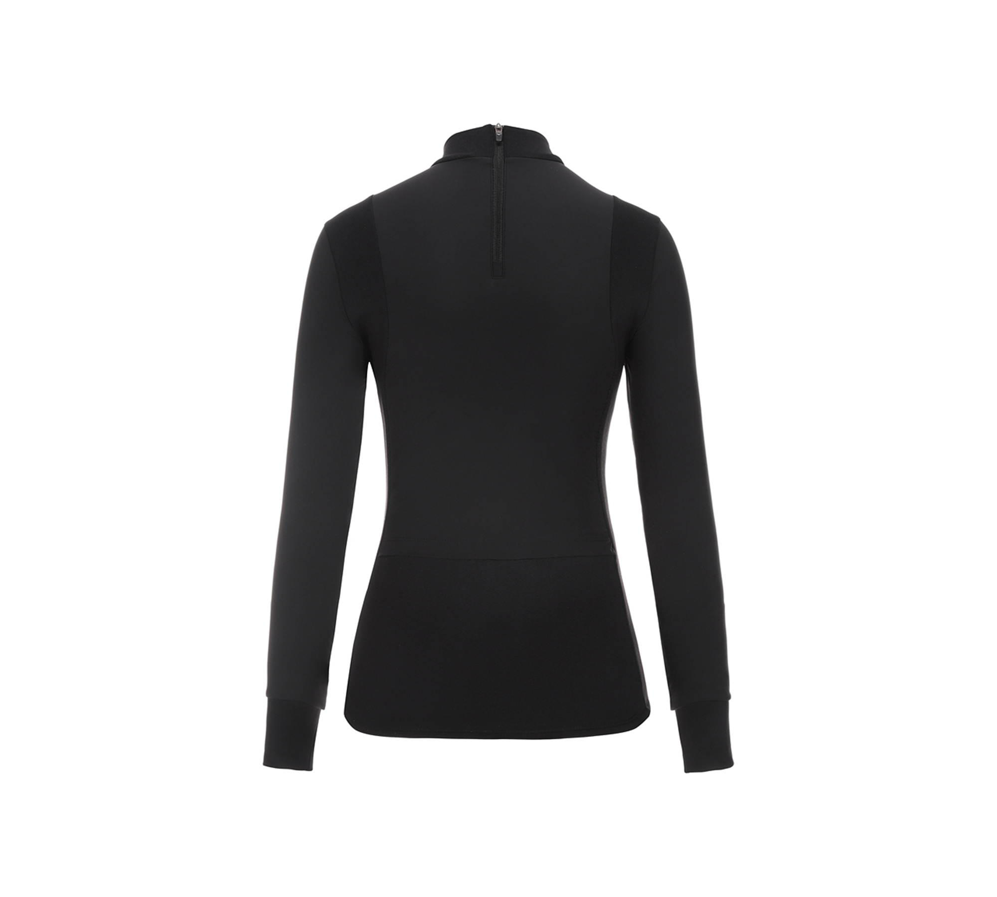 FG 여성 겨울 하이넥 티셔츠_52KA1804, 블랙